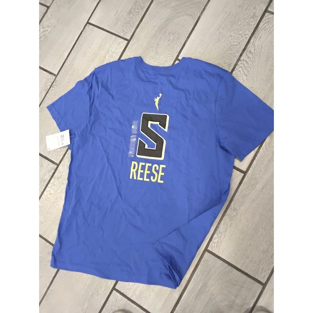 Nike‎ Chicago Sky Reese Rebel Edition Kids T Shirt Blue Basketball M 10/12